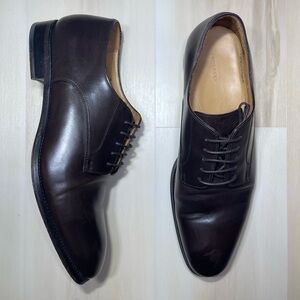 Suit Supply Men’s Dark Brown Leather Oxfords Dress Shoes Size 45 EU / 11 US